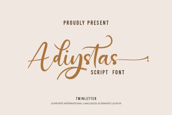 Adiystas Script Font Review for Small Business Branding