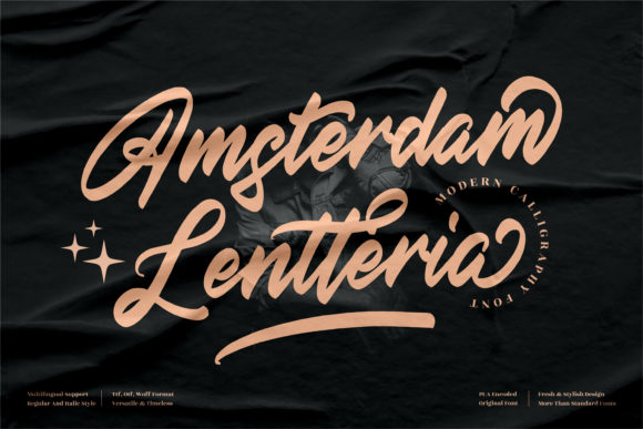 Amsterdam Lentteria: A Typeface for Timeless Branding Projects