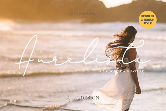 Aurelista: A Stylish Script Typeface for Editorial Elegance