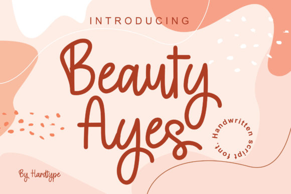 Beauty Ayes Script Font for Elegant Social Media Graphics