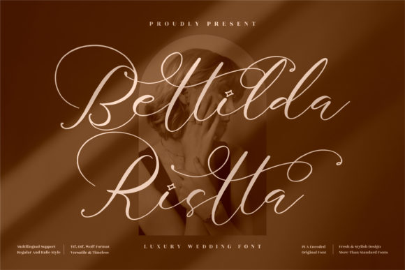 Bettilda Ristta: The Elegant Script Font for High-Converting Brand Visuals