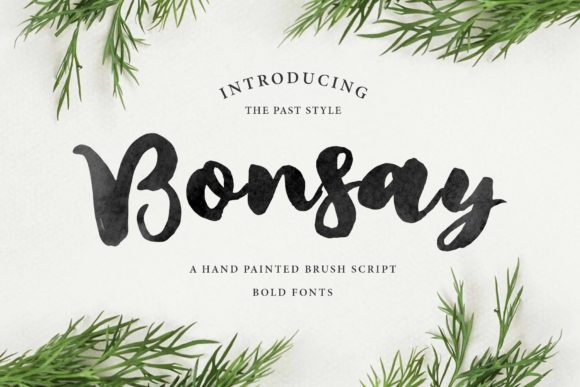Bonsay Brush: The Elegant Script Handwritten Font for Boutique Brands