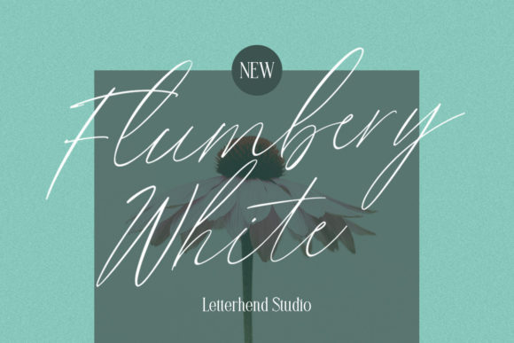 Flumbery White: A Playful Script Handwritten Font for Creative Makers