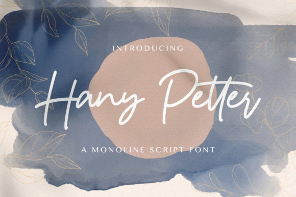 Hany Petter: The Elegant Script Handwritten Fonts for Boutique Branding