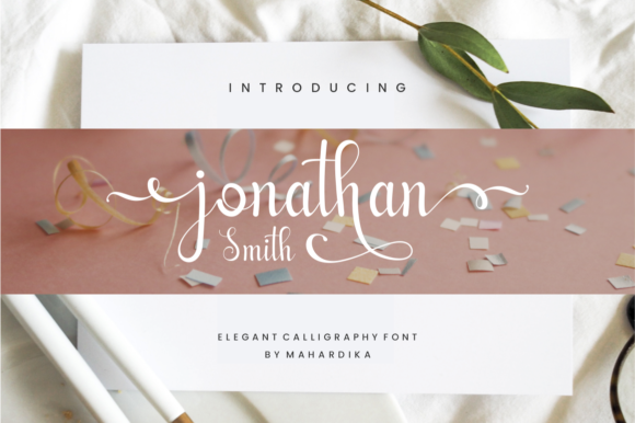 Jonathan Smith Font for Makers and Creative Designers
