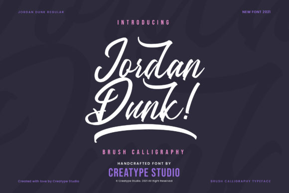 Jordan Dunk Script Font Review for Handmade Brands