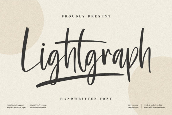 Lightgraph: The Chic Script Font for Elegant Web Design