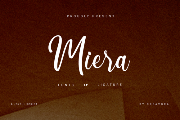 Miera: A Sophisticated Script Font for Editorial Design