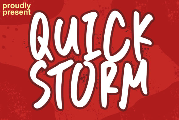 Quick Storm Script Handwritten Fonts for Creative Digital Layouts