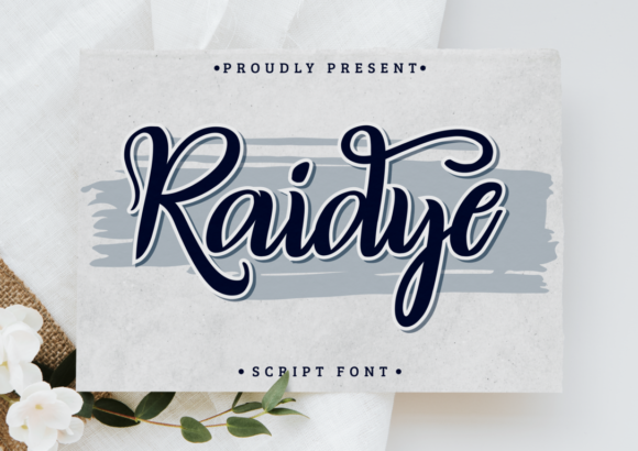 Raidye Script Font for Elegant Branding Projects