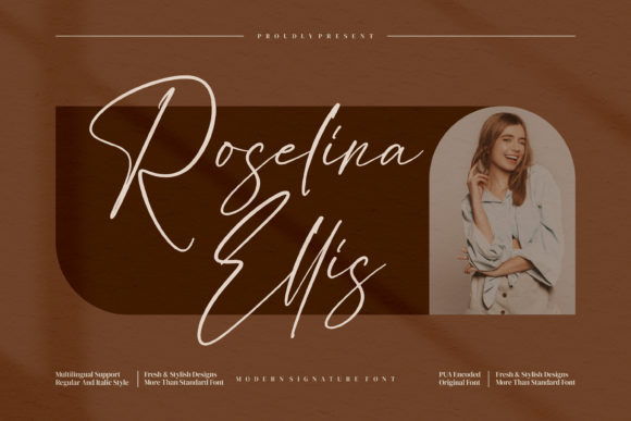 Roselina Ellis: The Script Handwritten Font for Sophisticated Campaigns