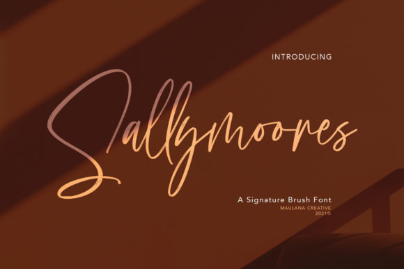 Sallymoores: A Versatile Script Handwritten Font for Creative Projects