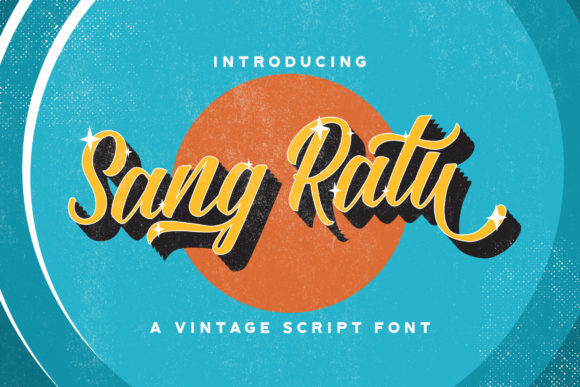 Sang Ratu Font: A Vintage Script for Your Brand