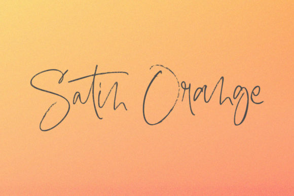Satin Orange Font: A Marketer’s Secret for Romantic Campaign Typography