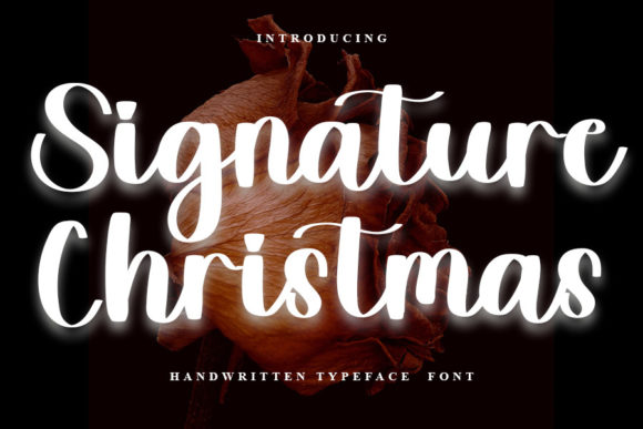 Signature Christmas Font for Elegant Holiday Designs
