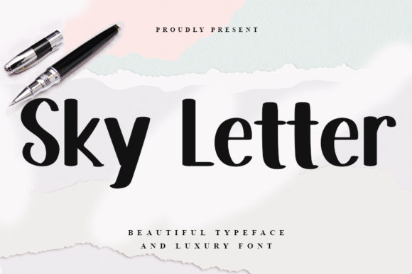 Sky Letter: A Script Font That Brings Handmade Charm to Life