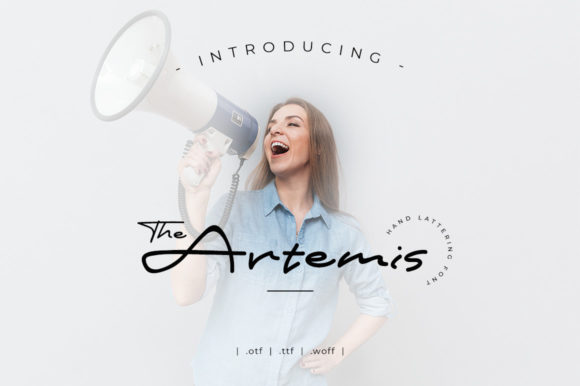 The Artemis: A Delicate Script Font for Elegant Brand Campaigns