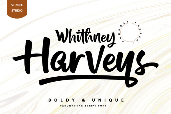 Whithney Harveys Font: A Script Typeface for Modern Web Design
