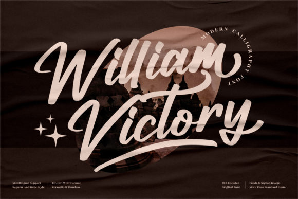 William Victory Font Review: A Paint Brushed Script for Creative Branding